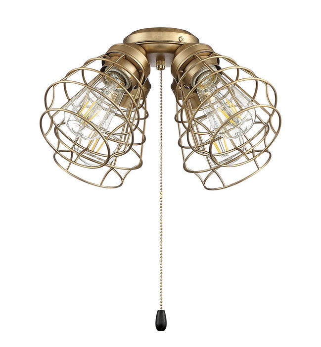 Craftmade LK405101-SB-LED LED Fan Light Kit, Satin Brass