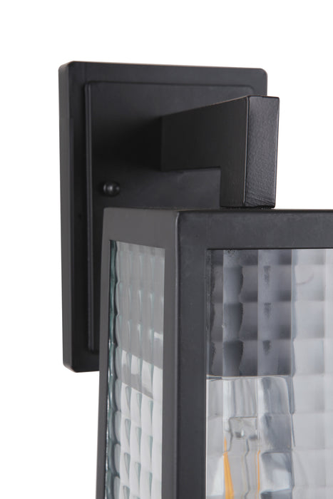 Craftmade Z4504-MN-SC One Light Wall Mount, Midnight