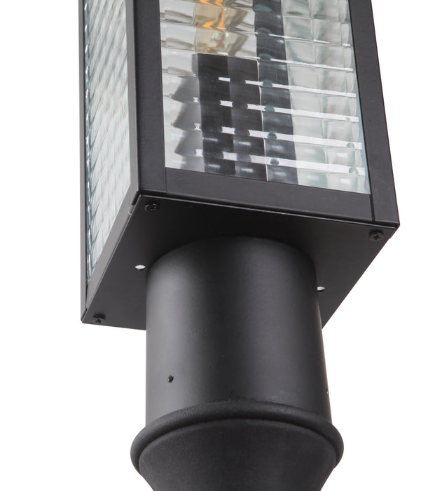 Craftmade Z4525-MN-SC One Light Post Mount, Midnight