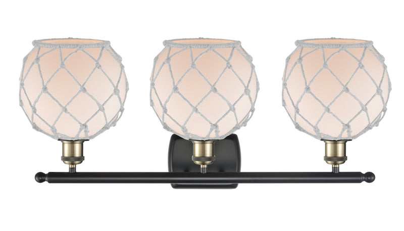 Innovations 516-3W-BAB-G121-8RW-LED LED Bath Vanity, Black Antique Brass