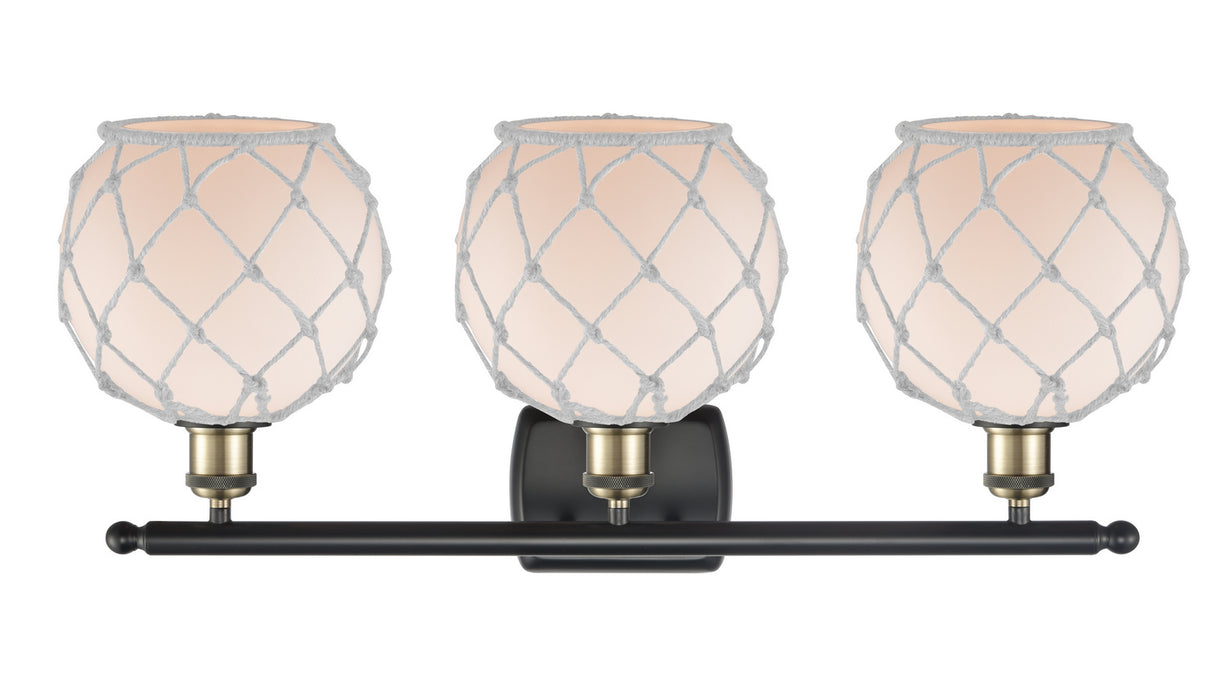 Innovations 516-3W-BAB-G121-8RW-LED LED Bath Vanity, Black Antique Brass