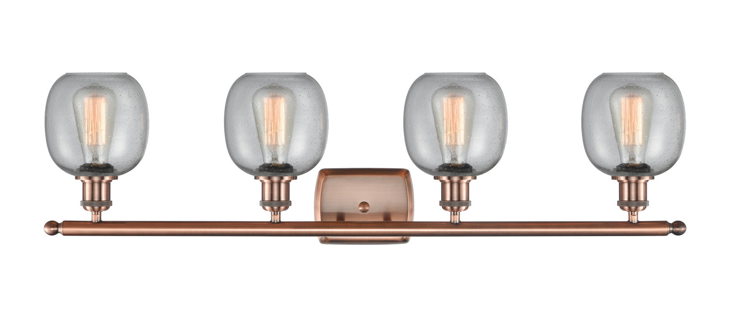 Innovations 516-4W-AC-G104-LED LED Bath Vanity, Antique Copper