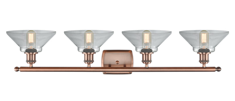 Innovations 516-4W-AC-G132-LED LED Bath Vanity, Antique Copper