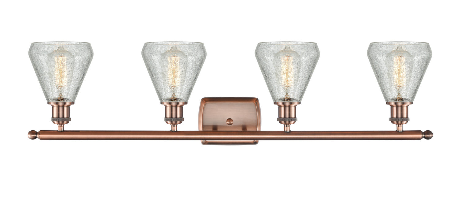 Innovations 516-4W-AC-G275-LED LED Bath Vanity, Antique Copper