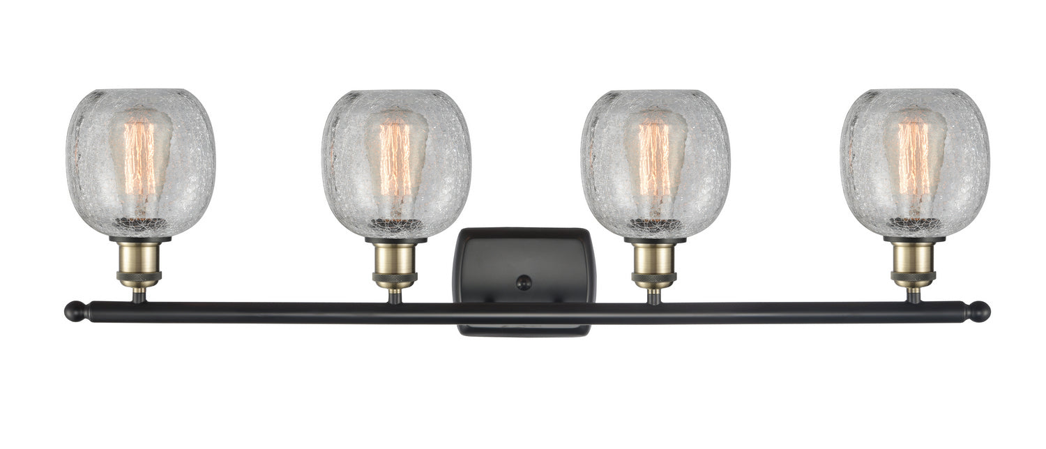 Innovations 516-4W-BAB-G105 Four Light Bath Vanity, Black Antique Brass