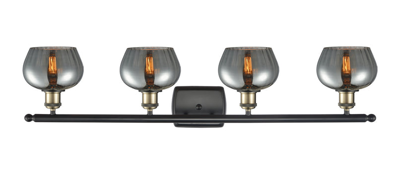 Innovations 516-4W-BAB-G93 Four Light Bath Vanity, Black Antique Brass