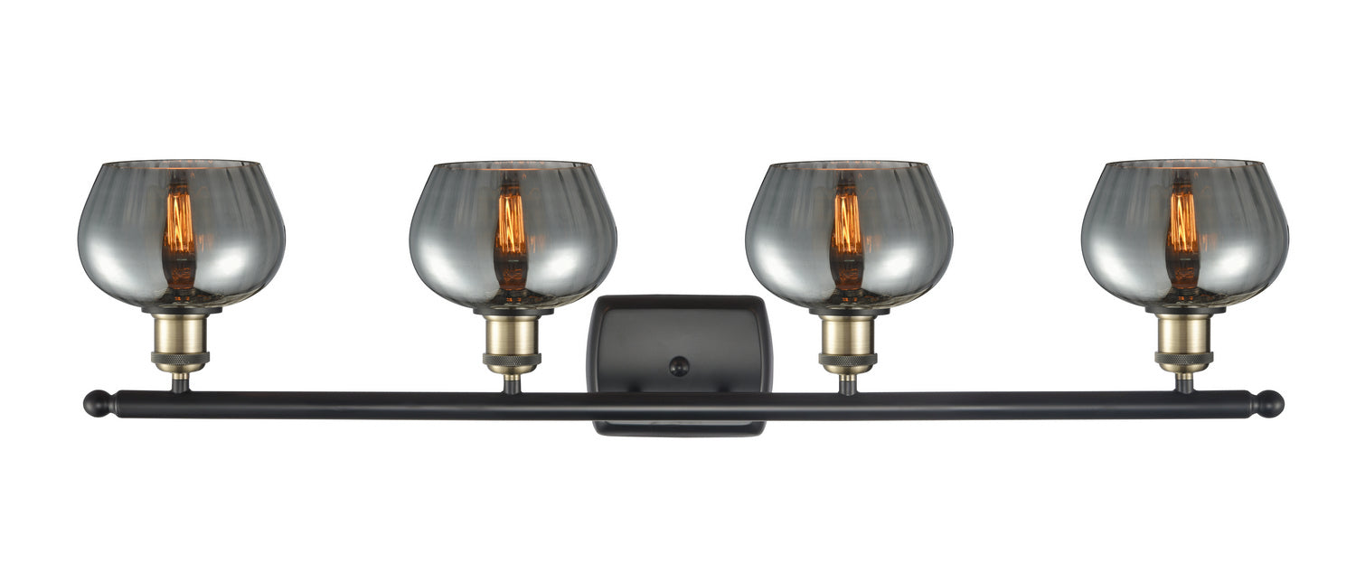 Innovations 516-4W-BAB-G93 Four Light Bath Vanity, Black Antique Brass
