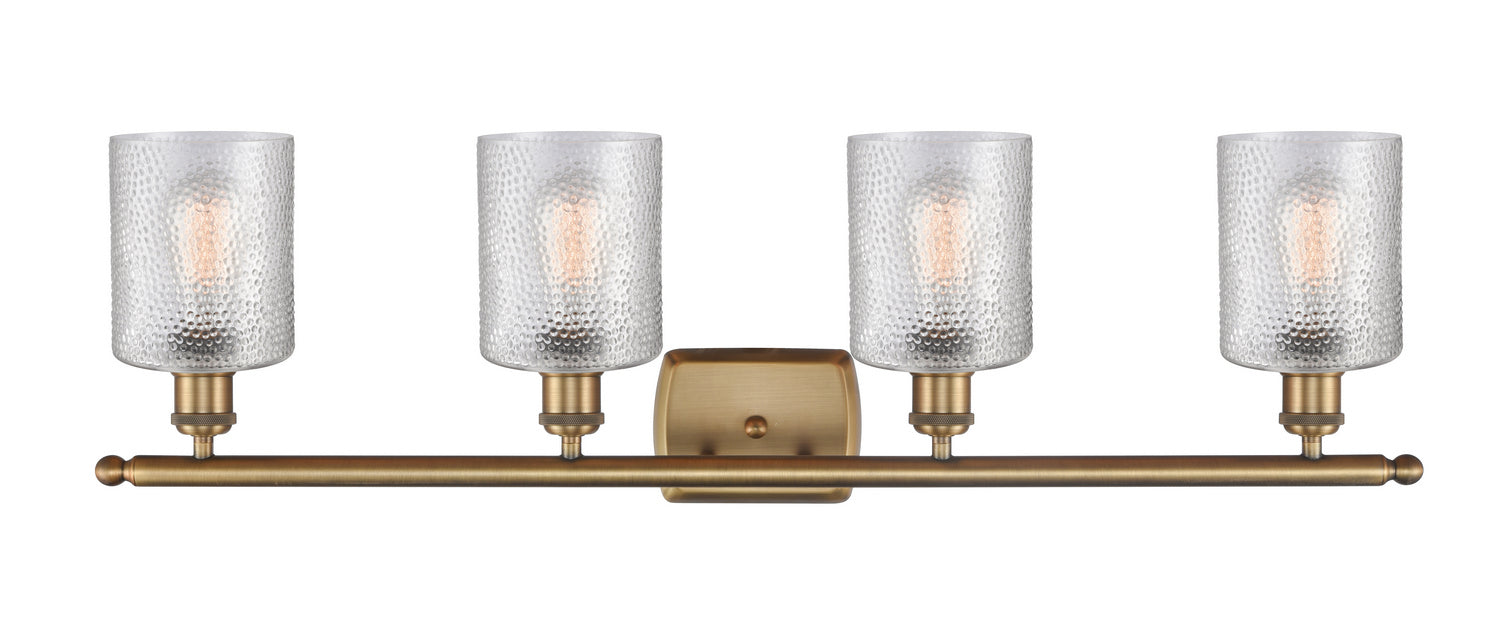 Innovations 516-4W-BB-G112 Four Light Bath Vanity, Brushed Brass