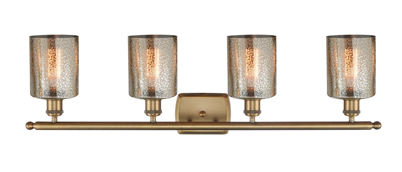 Innovations 516-4W-BB-G116 Four Light Bath Vanity, Brushed Brass