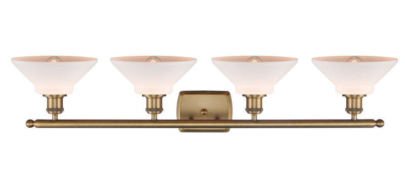 Innovations 516-4W-BB-G131-LED LED Bath Vanity, Brushed Brass