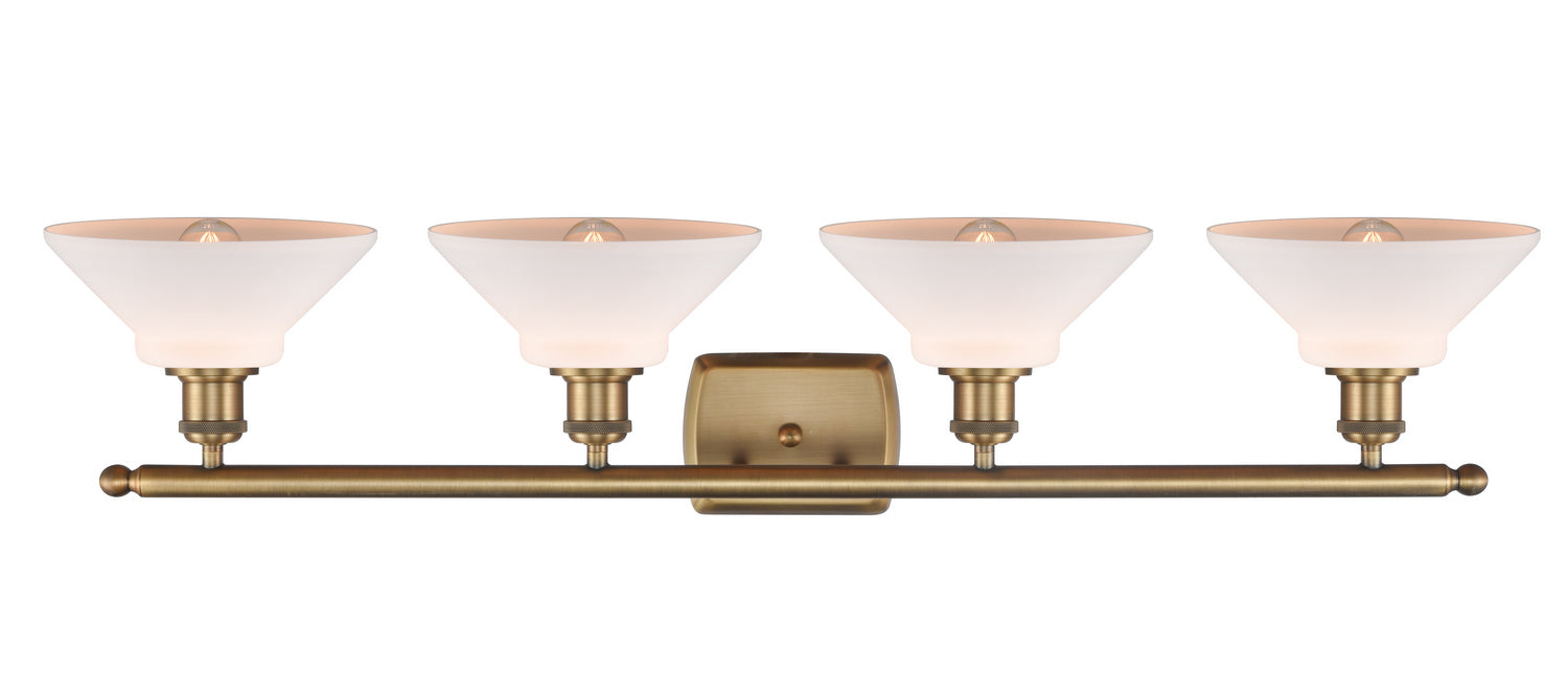 Innovations 516-4W-BB-G131-LED LED Bath Vanity, Brushed Brass