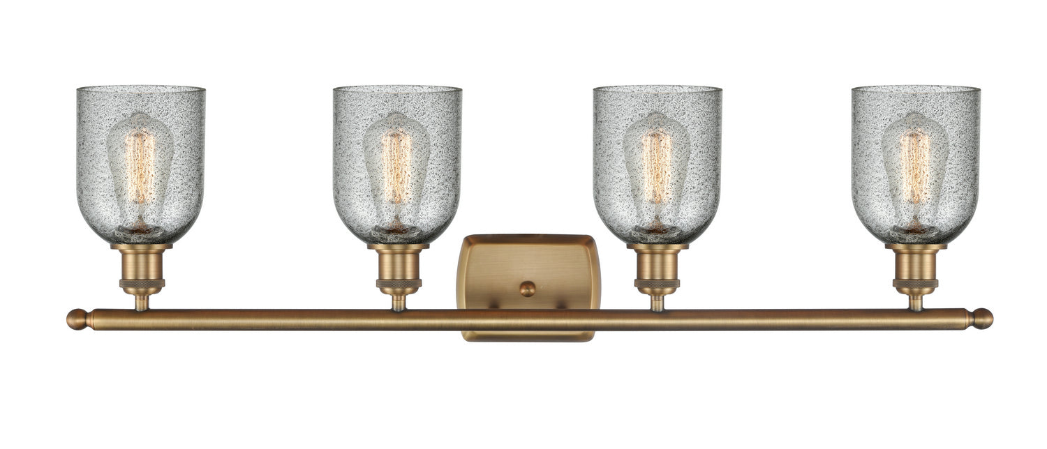 Innovations 516-4W-BB-G257 Four Light Bath Vanity, Brushed Brass