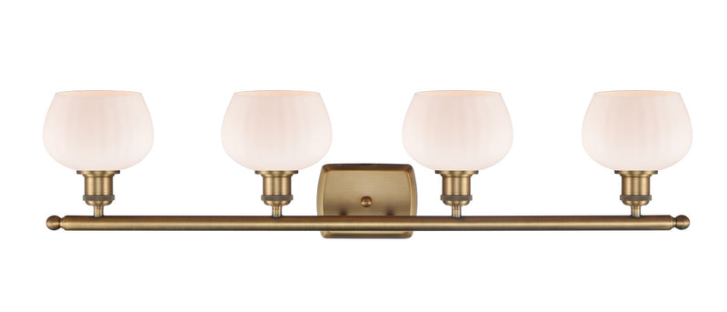 Innovations 516-4W-BB-G91 Four Light Bath Vanity, Brushed Brass