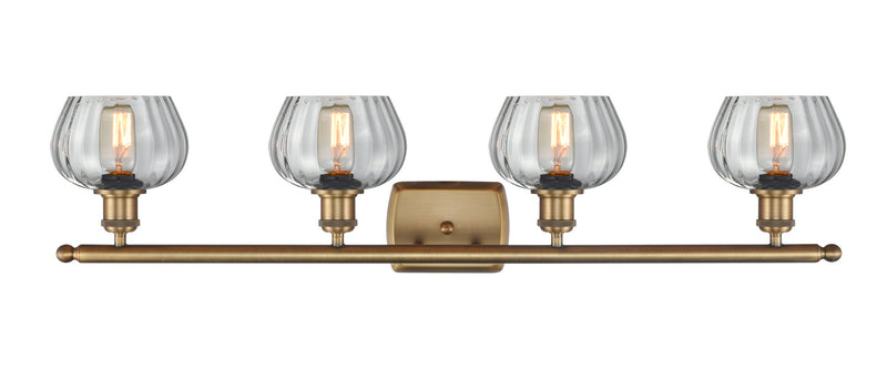 Innovations 516-4W-BB-G92 Four Light Bath Vanity, Brushed Brass