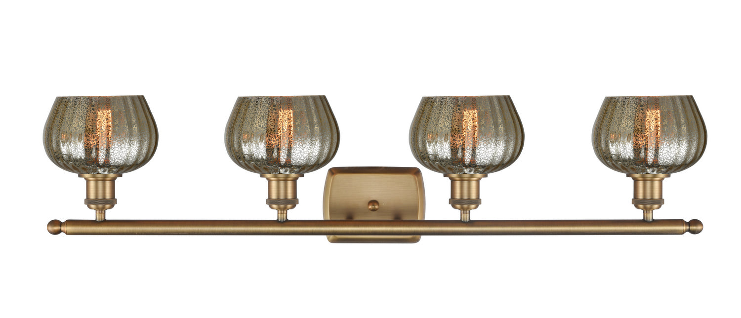 Innovations 516-4W-BB-G96-LED LED Bath Vanity, Brushed Brass