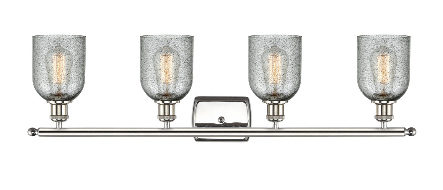 Innovations 516-4W-PN-G257 Four Light Bath Vanity, Polished Nickel