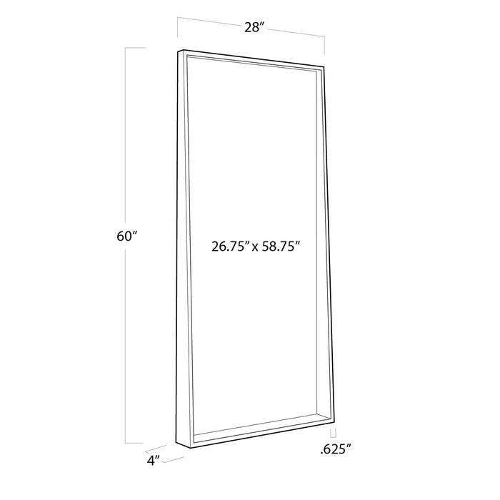 Regina Andrew 21-1049NB Mirror, Natural Brass