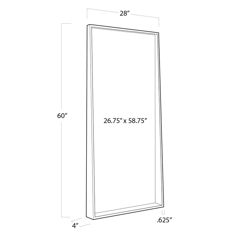Regina Andrew 21-1049STL Mirror, Blackened Steel