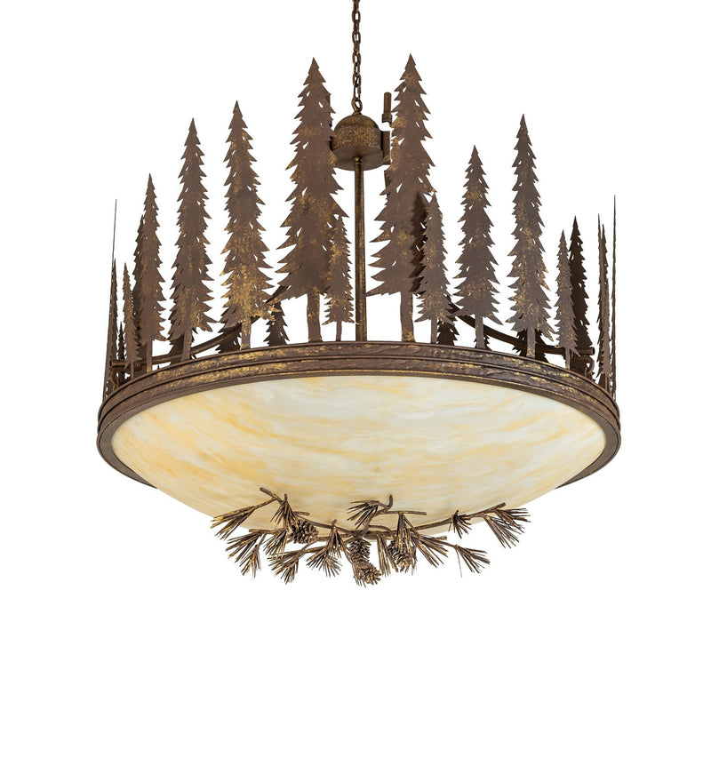 Meyda Tiffany 120785 Eight Light Pendant, Pompeii Gold