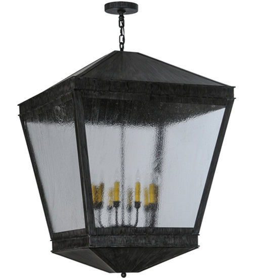 Meyda Tiffany 144668 Ten Light Pendant, Antique Iron Gate