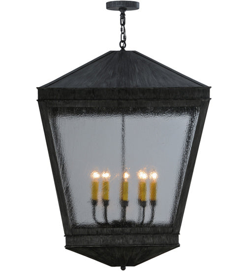 Meyda Tiffany 144668 Ten Light Pendant, Antique Iron Gate