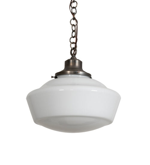 Meyda Tiffany 158020 One Light Pendant, Antique Brass
