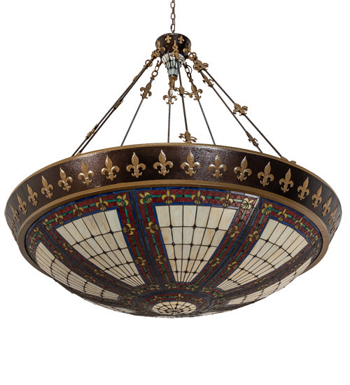 Meyda Tiffany 211545 18 Light Pendant, Copper Vein And Nu Gold