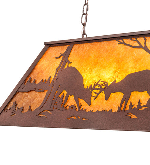 Meyda Tiffany 216481 Six Light Pendant, Distressed Rust