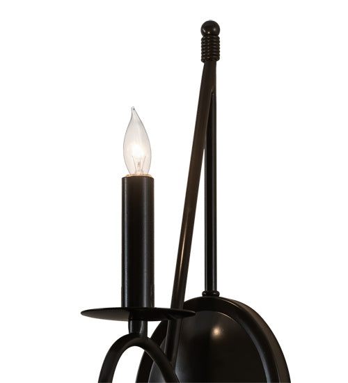 Meyda Tiffany 218648 One Light Wall Sconce, Timeless Bronze