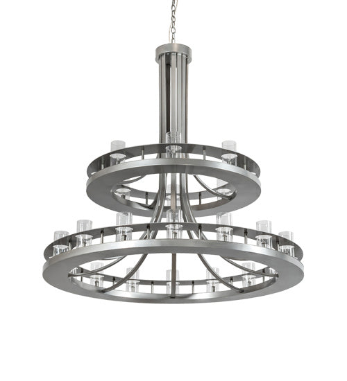 Meyda Tiffany 218772 24 Light Chandelier, Nickel