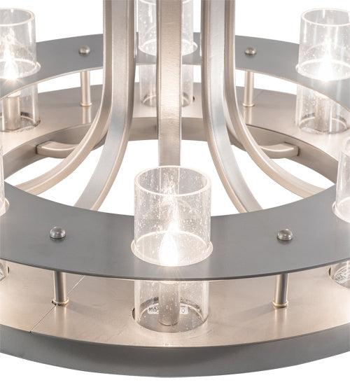 Meyda Tiffany 218773 Eight Light Chandelier, Nickel