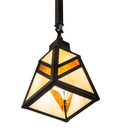 Meyda Tiffany 218907 One Light Pendant, Flat Black