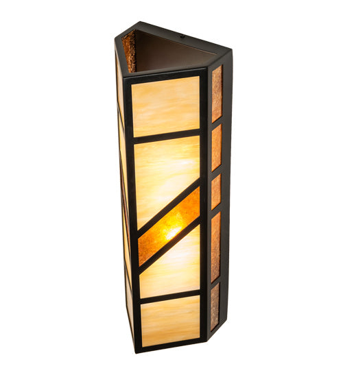 Meyda Tiffany 218919 Two Light Wall Sconce, Flat Black