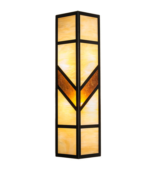 Meyda Tiffany 218919 Two Light Wall Sconce, Flat Black