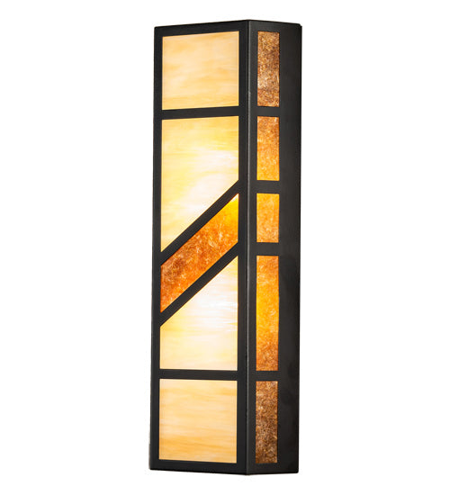 Meyda Tiffany 218919 Two Light Wall Sconce, Flat Black