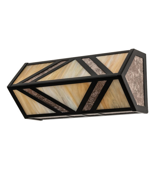 Meyda Tiffany 218924 Two Light Vanity, Flat Black