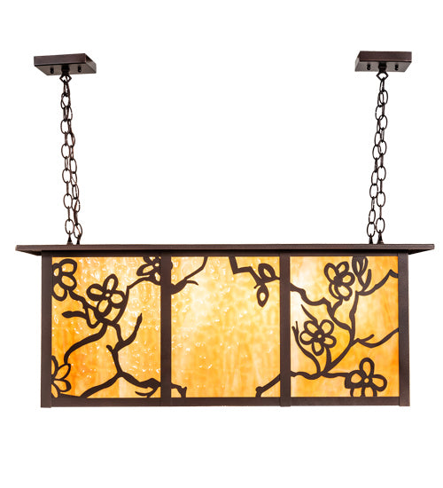 Meyda Tiffany 219227 Four Light Pendant, Mahogany Bronze
