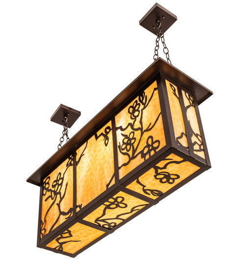 Meyda Tiffany 219227 Four Light Pendant, Mahogany Bronze