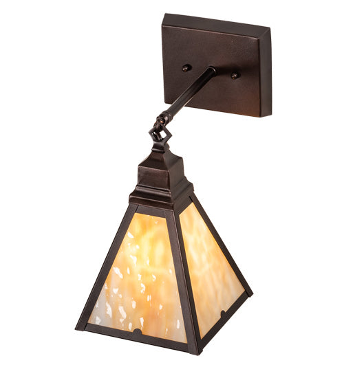 Meyda Tiffany 219228 One Light Wall Sconce, Mahogany Bronze