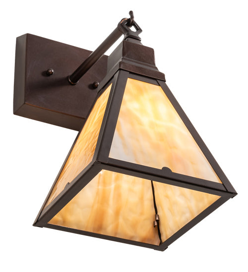 Meyda Tiffany 219228 One Light Wall Sconce, Mahogany Bronze