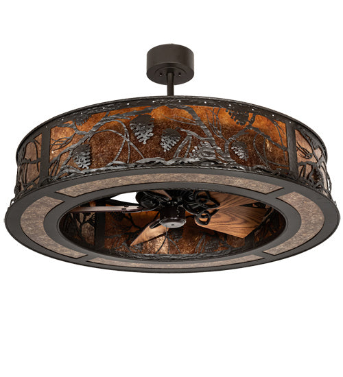 Meyda Tiffany 219293 Eight Light Chandel-Air, Oil Rubbed Bronze