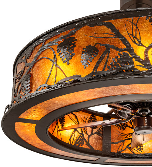 Meyda Tiffany 219293 Eight Light Chandel-Air, Oil Rubbed Bronze