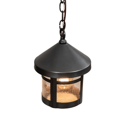 Meyda Tiffany 219362 One Light Pendant, Black On Brass