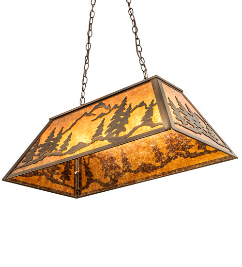 Meyda Tiffany 219532 Six Light Pendant, Antique Copper