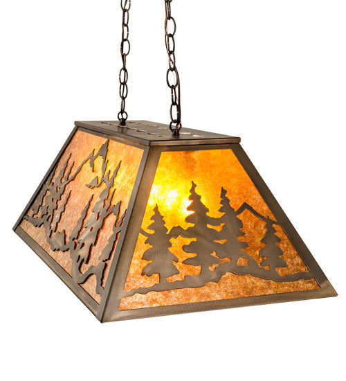 Meyda Tiffany 219532 Six Light Pendant, Antique Copper
