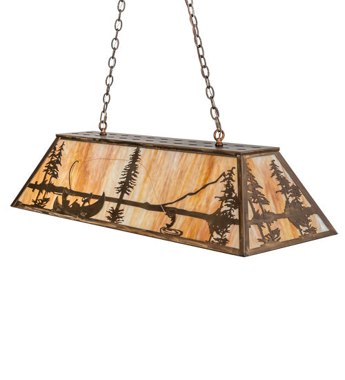 Meyda Tiffany 219638 Six Light Pendant, Antique Copper