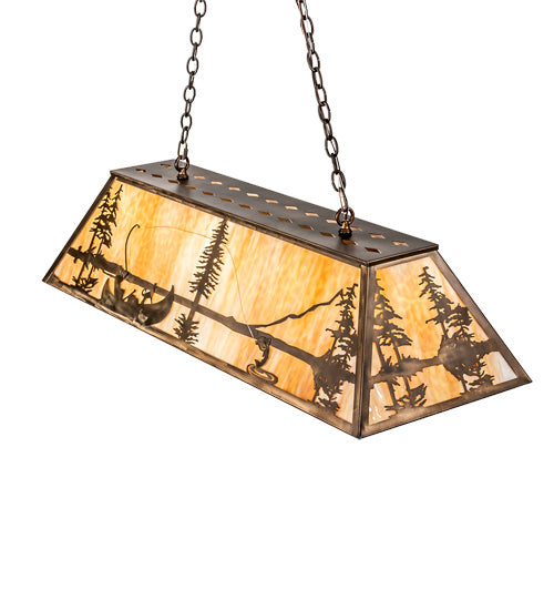 Meyda Tiffany 219638 Six Light Pendant, Antique Copper