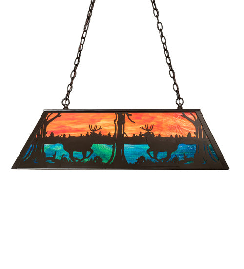Meyda Tiffany 219886 Six Light Pendant, Timeless Bronze