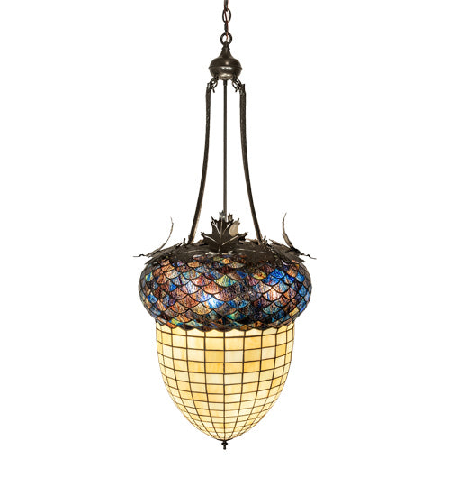 Meyda Tiffany 220216 Three Light Pendant, Timeless Bronze