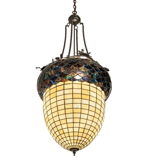 Meyda Tiffany 220216 Three Light Pendant, Timeless Bronze